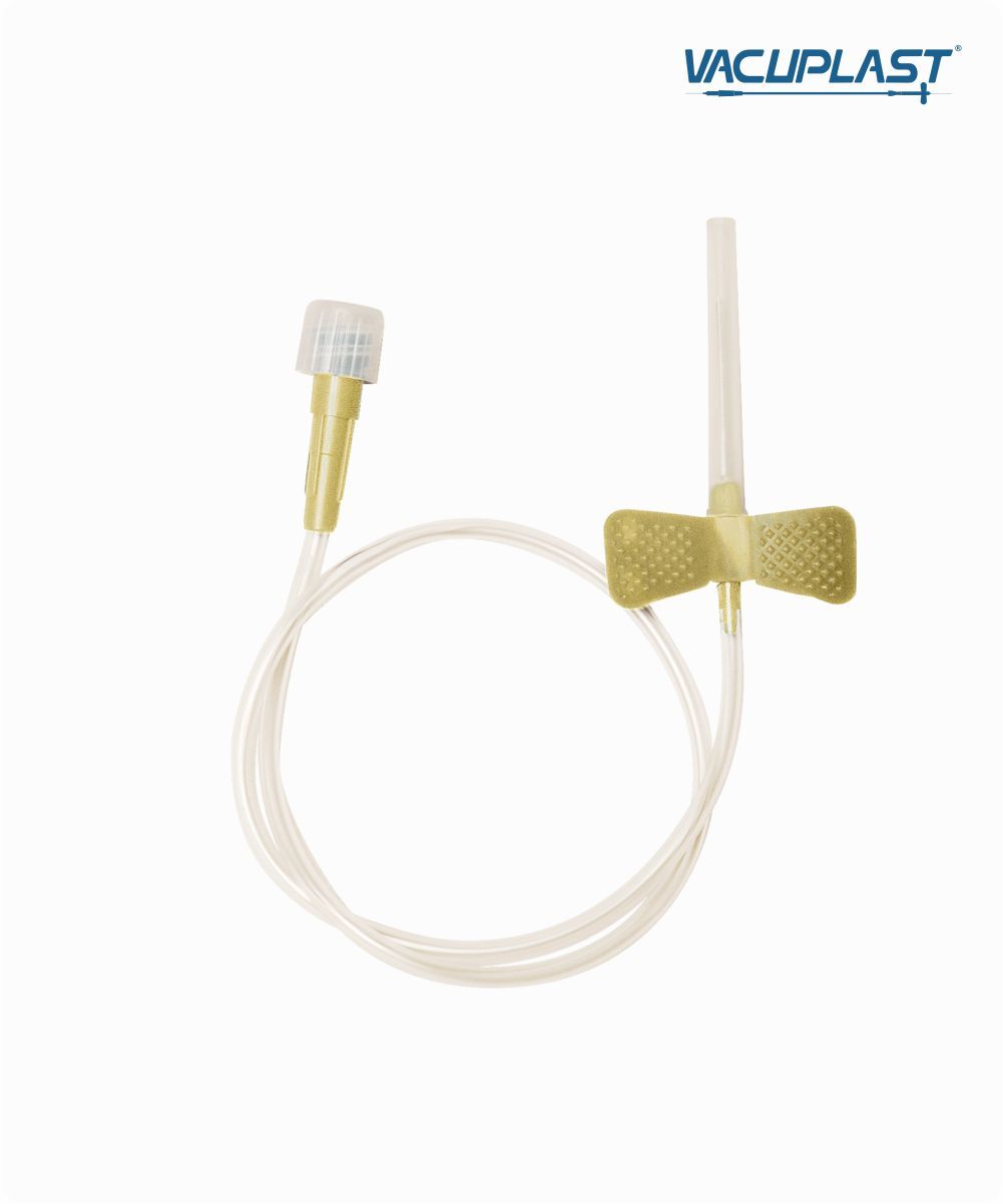 Escalpe para coleta de sangue com seringa 19G